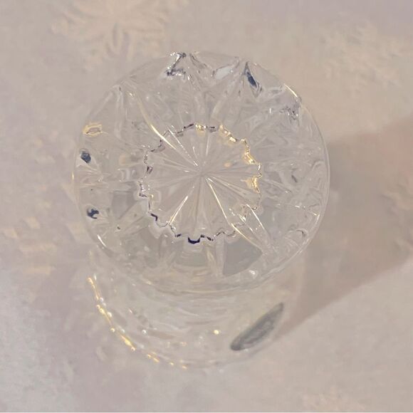NWT Lenox Mini Crystal Bud Vase with Starburst Design 3” Gorgeous no chips - Picture 4 of 6